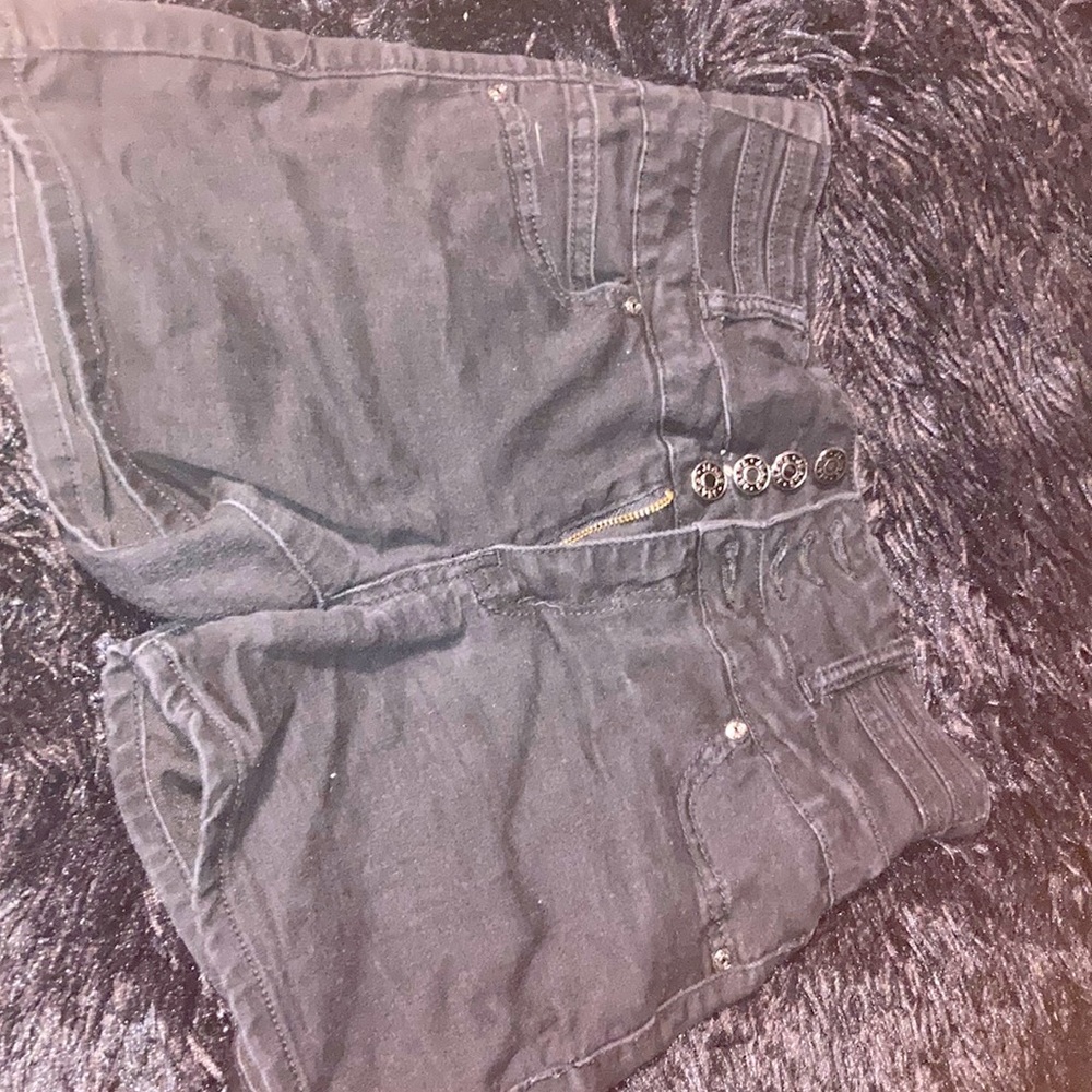 Brand-silver crush, black, high waisted